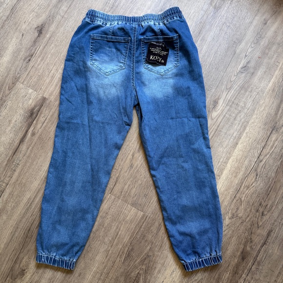 Royalty For Me AngelM Jean Kozy Fit Joggers - Size Small - Picture 10 of 10